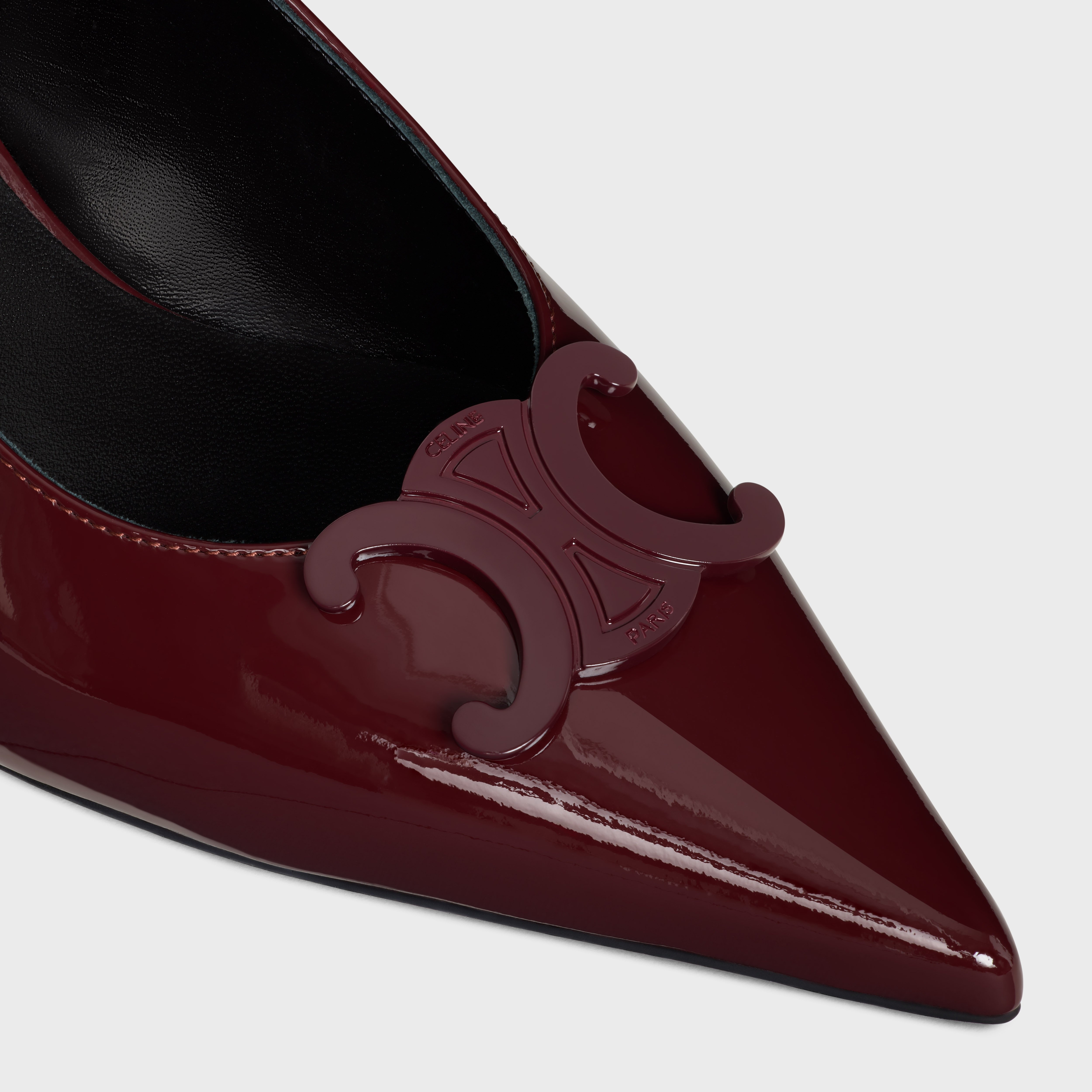 CELINE ALMA TRIOMPHE SLINGBACK in PATENT CALFSKIN - 4