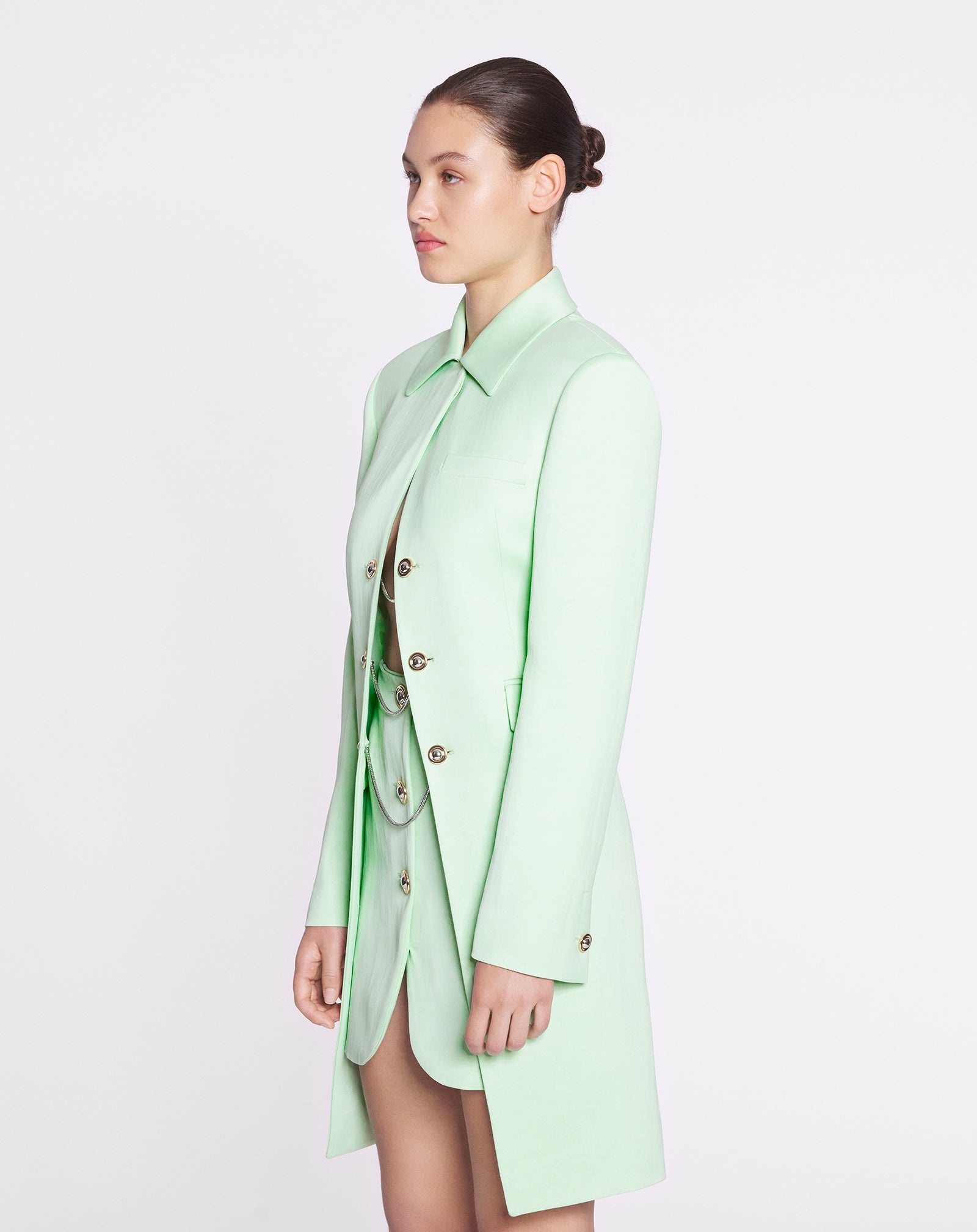 LONG-SLEEVED FITTED JACKET - 3