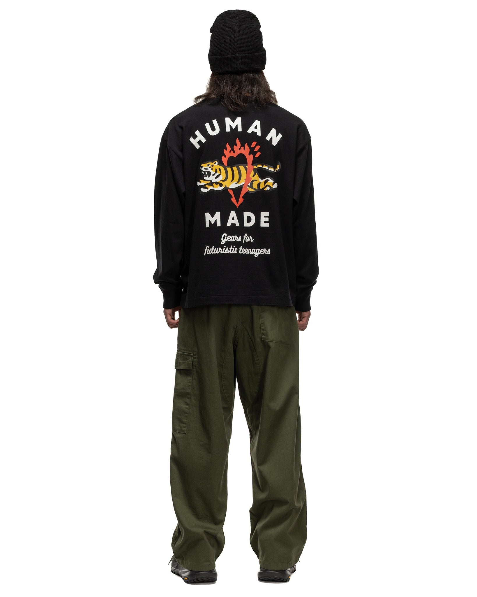 L/S T-SHIRT #3 BLACK - 2