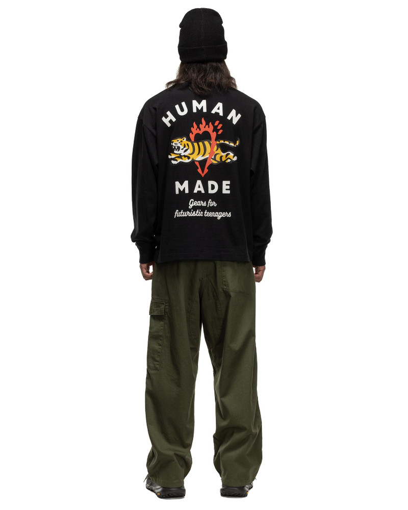 Human Made L/S T-SHIRT #3 BLACK outlook