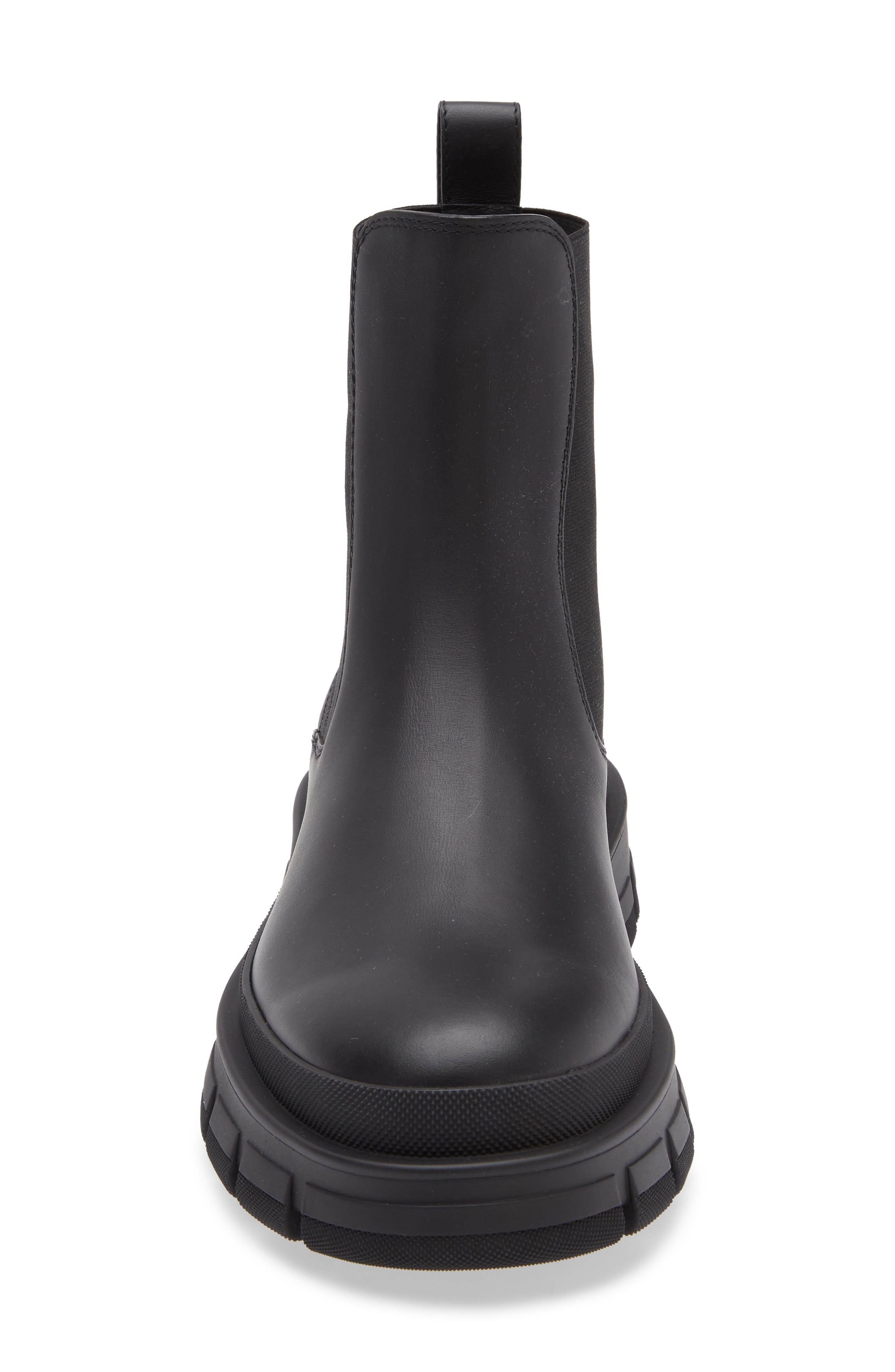 Moncler Hevea Lug Sole Chelsea Boot in Black at Nordstrom - 4