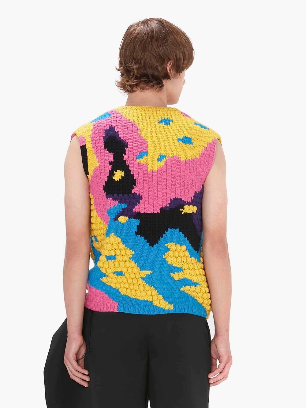 TEXTURED V CUT-OUT VEST - 3