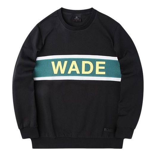 Li-Ning Way Of Wade Knitted Alphabet Printing Pullover 'Black' AWDQ555-1 - 1
