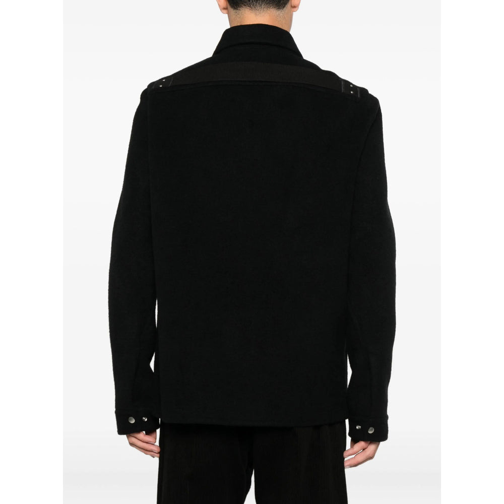 Rick Owens Black Jackets - Shirt Jackets Men - 5