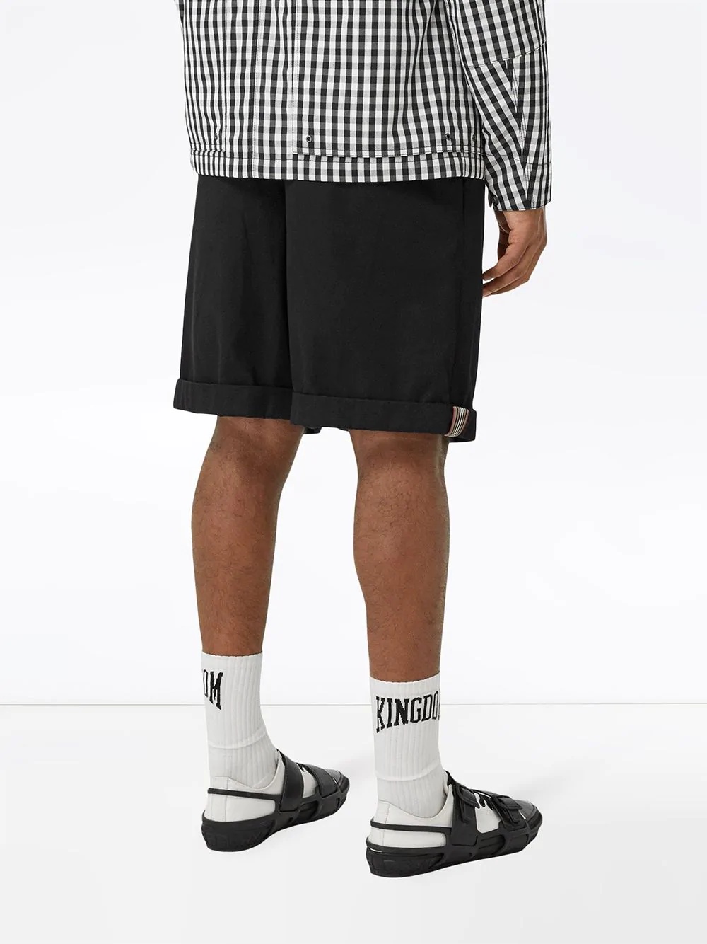 Icon Stripe detail tailored short - 4