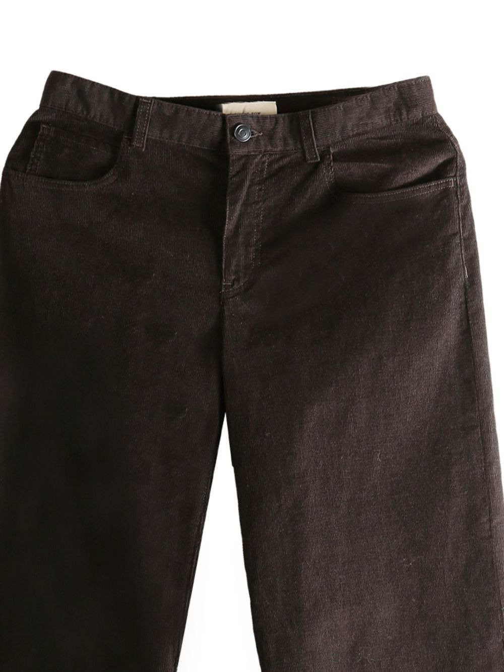corduroy straight-leg trousers - 2