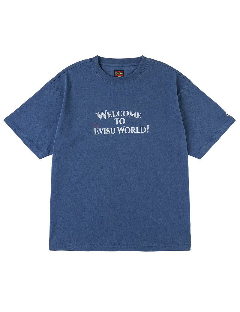 EVISU Cowboy Boots and Hat Stamp T-shirt outlook