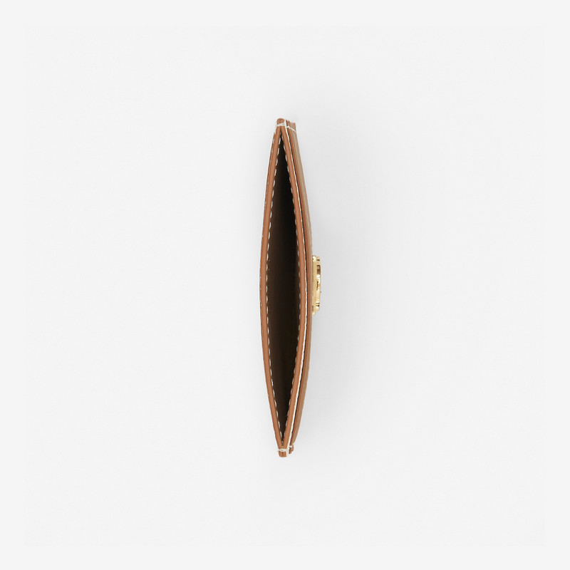 Burberry Tri-tone Grainy Leather TB Card Case outlook