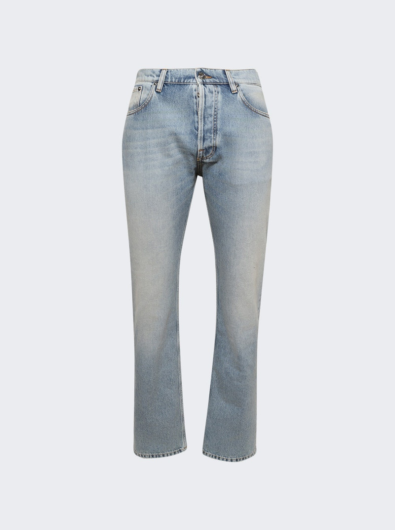 Straight Leg Jeans Light Blue 1
