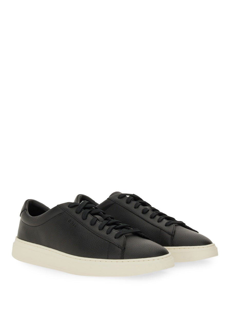 Grained Leather Sneaker - 2