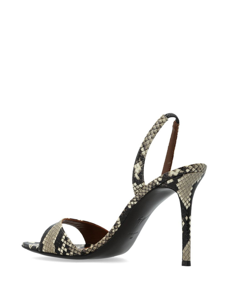 110mm snakeskin-print sandals 3
