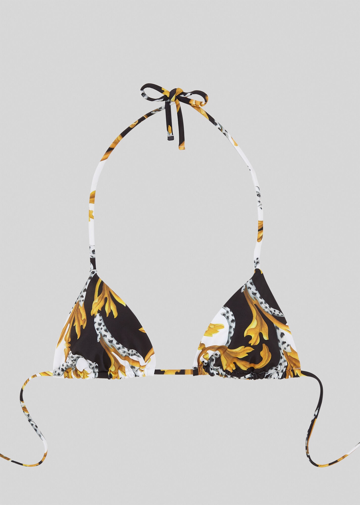 Acanthus Print Bikini Top - 1