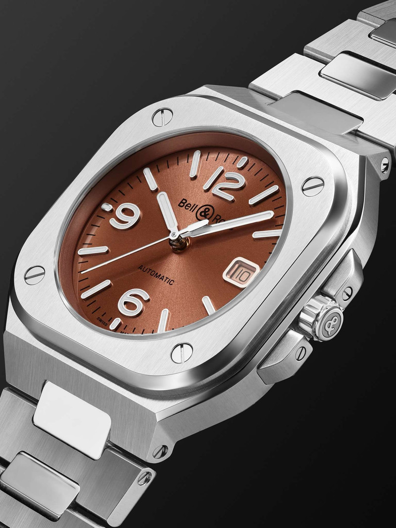 BR 05 Automatic 40mm Stainless Steel Watch, Ref. No. BR05A-BR-ST/SST 4