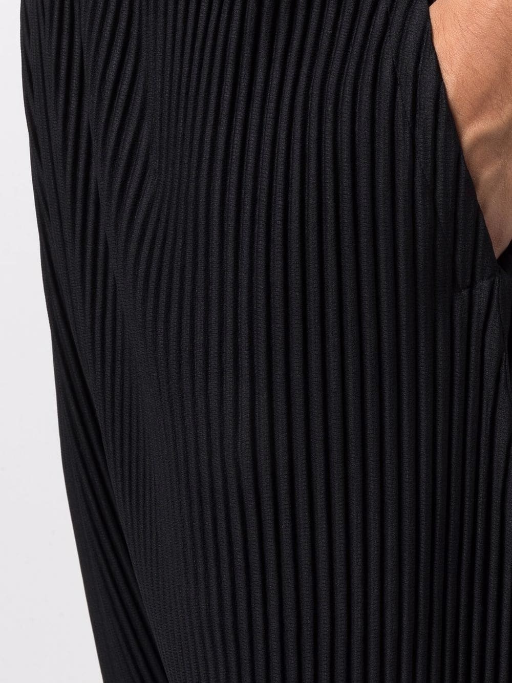 pleated drop-crotch trousers - 5