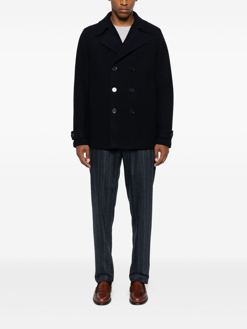 Harris Wharf London double-breasted wool jacket outlook