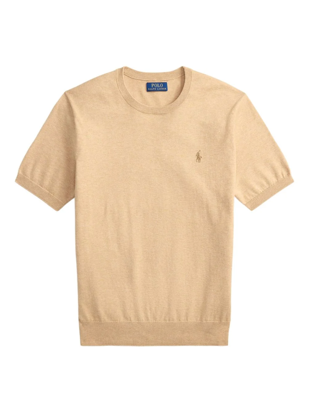 embroidered crew-neck short-sleeve T-shirt - 1