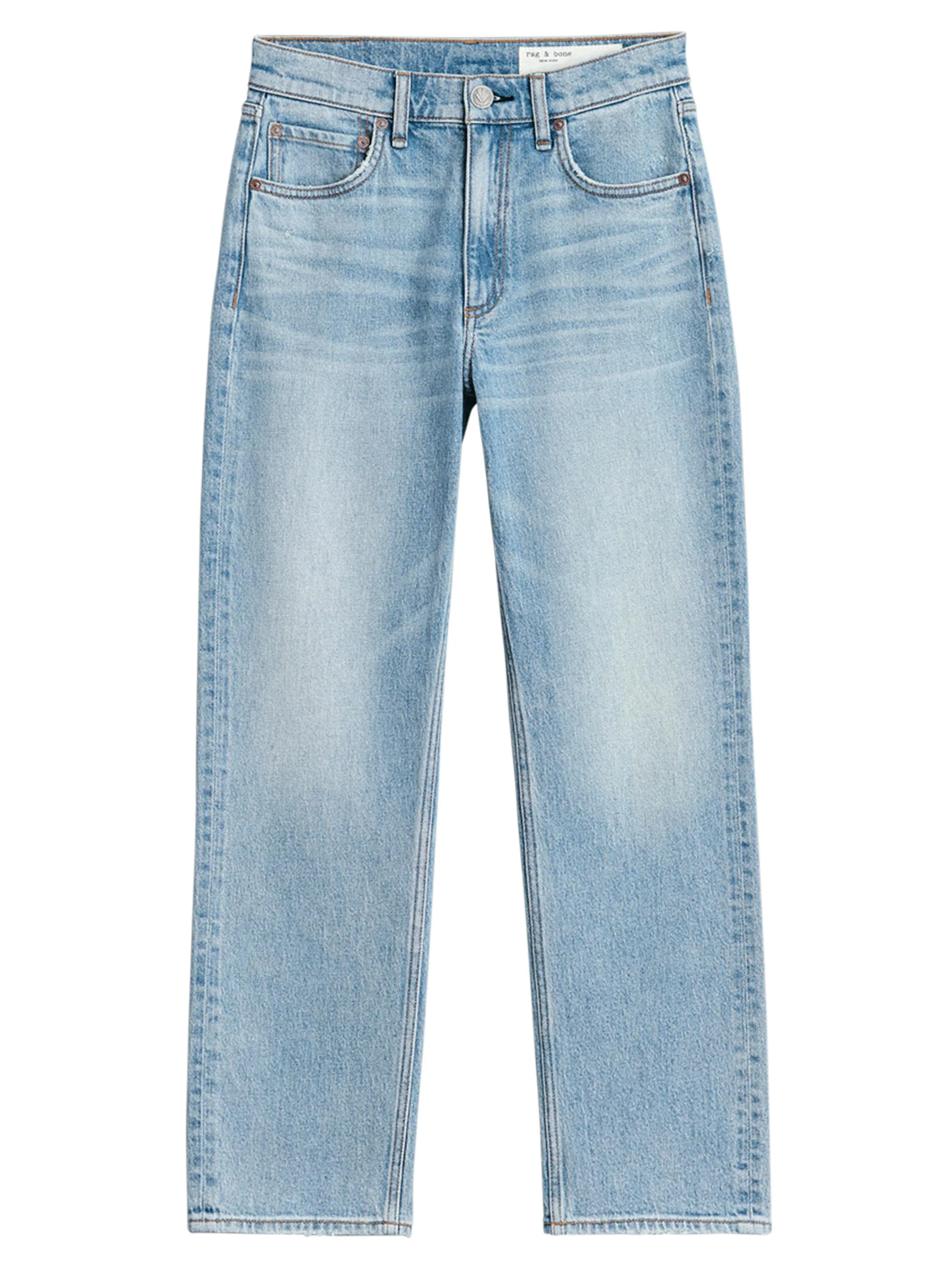 Women's Harlow Straight Mid-Rise Crop Jeans - Lou - 1