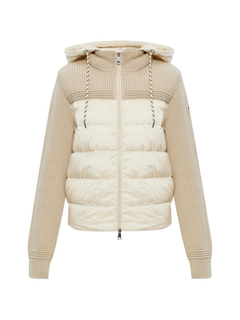 logo-patch cardigan 1