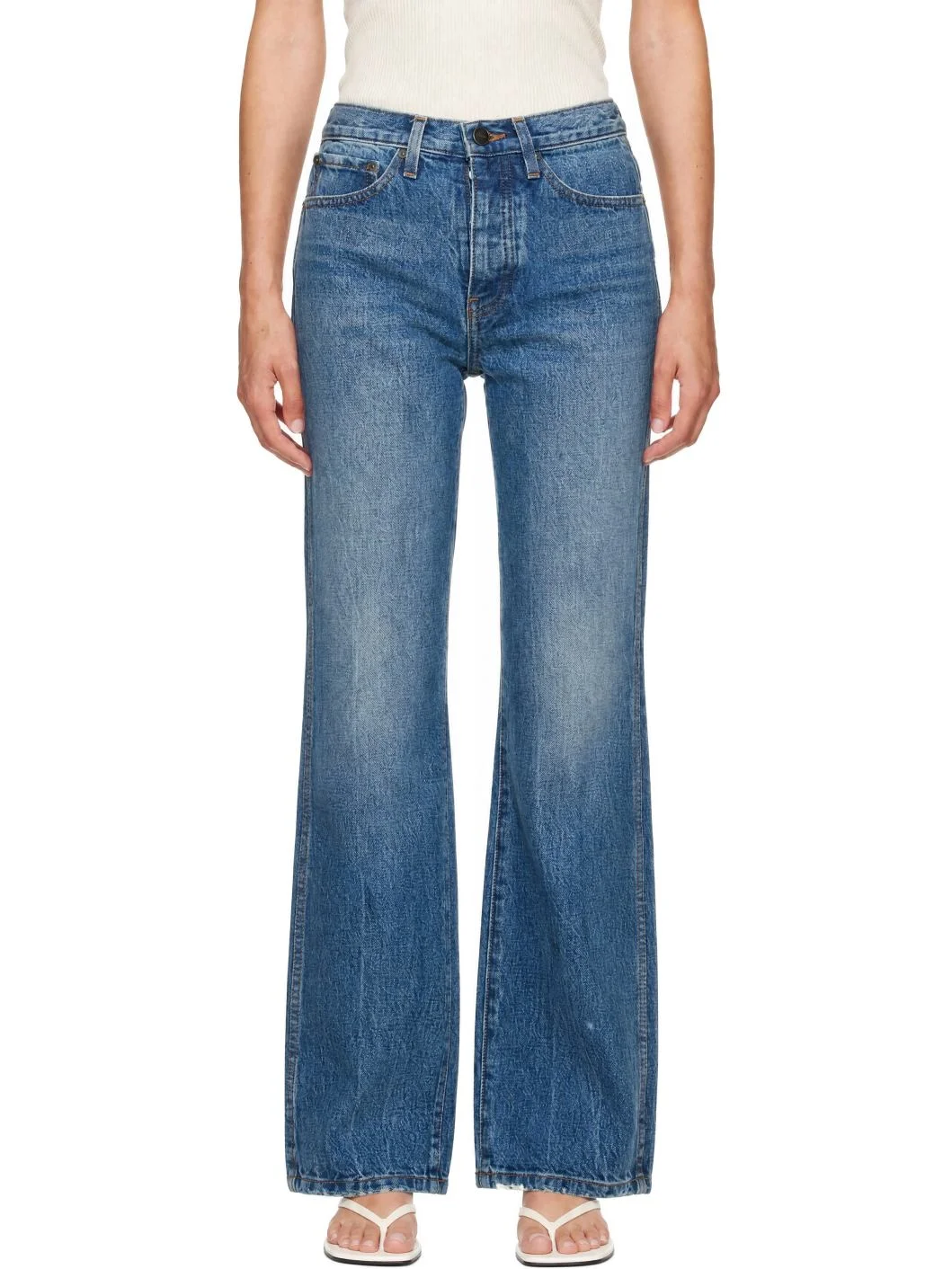 Blue Finely Jeans - 1