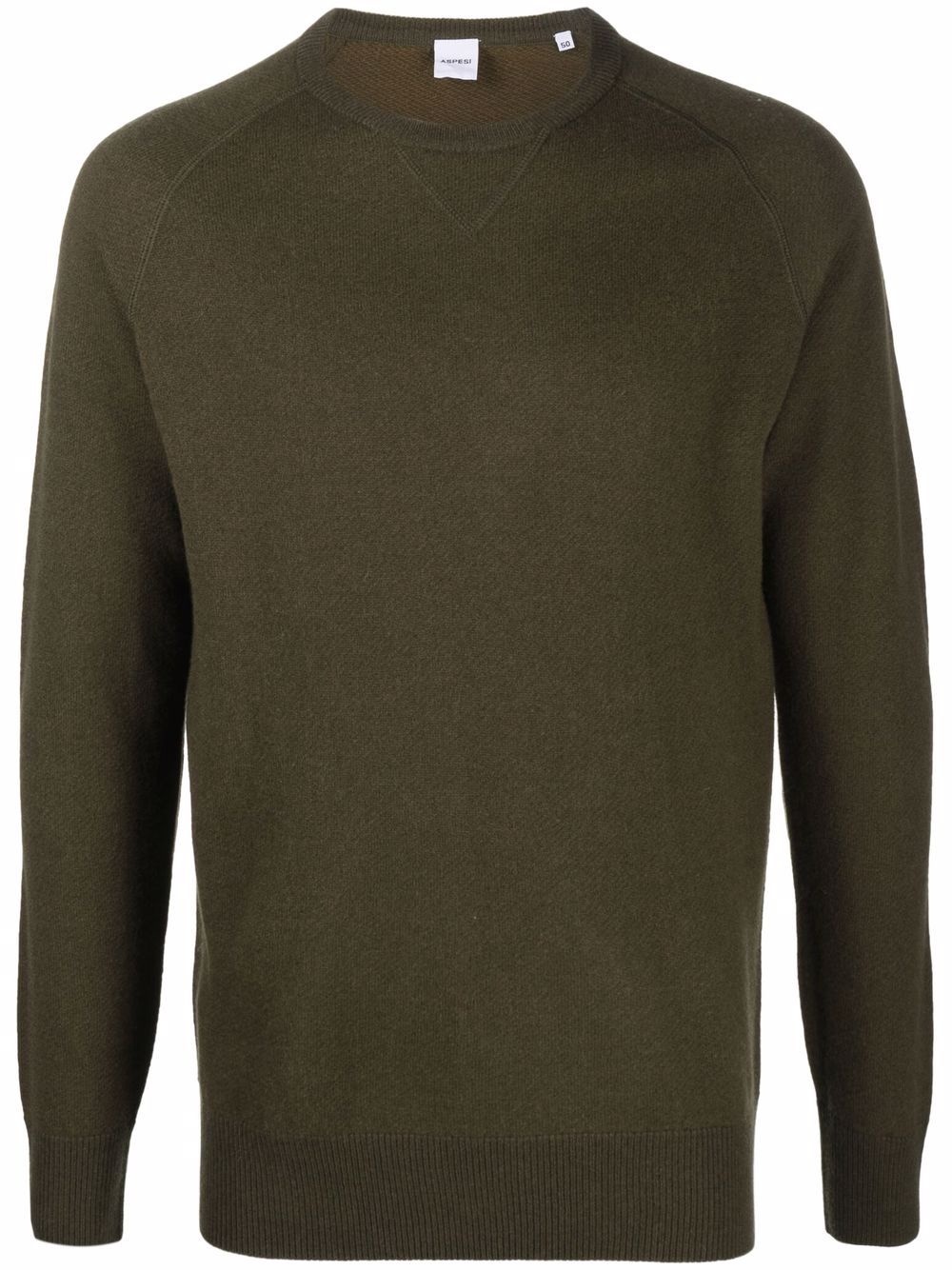 crew-neck wool jumper - 1