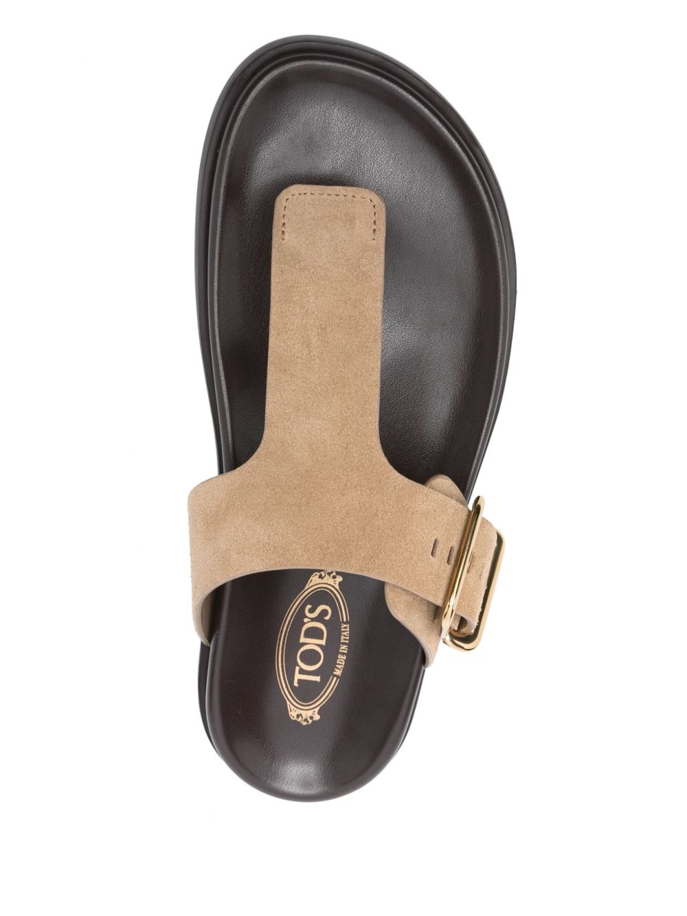 suede flip flops - 4