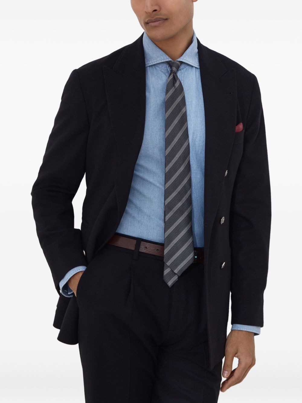 double-breasted blazer - 3