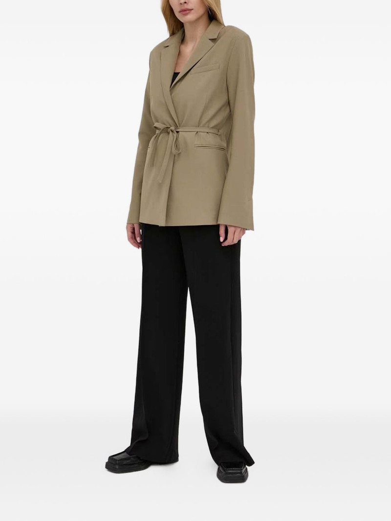 SAMSØE SAMSØE tie-waist blazer outlook