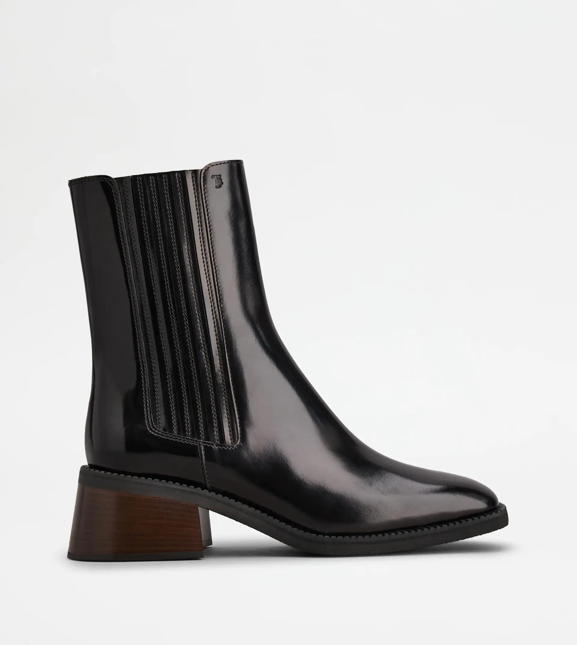 TOD'S CHELSEA BOOTS IN LEATHER - BLACK - 1