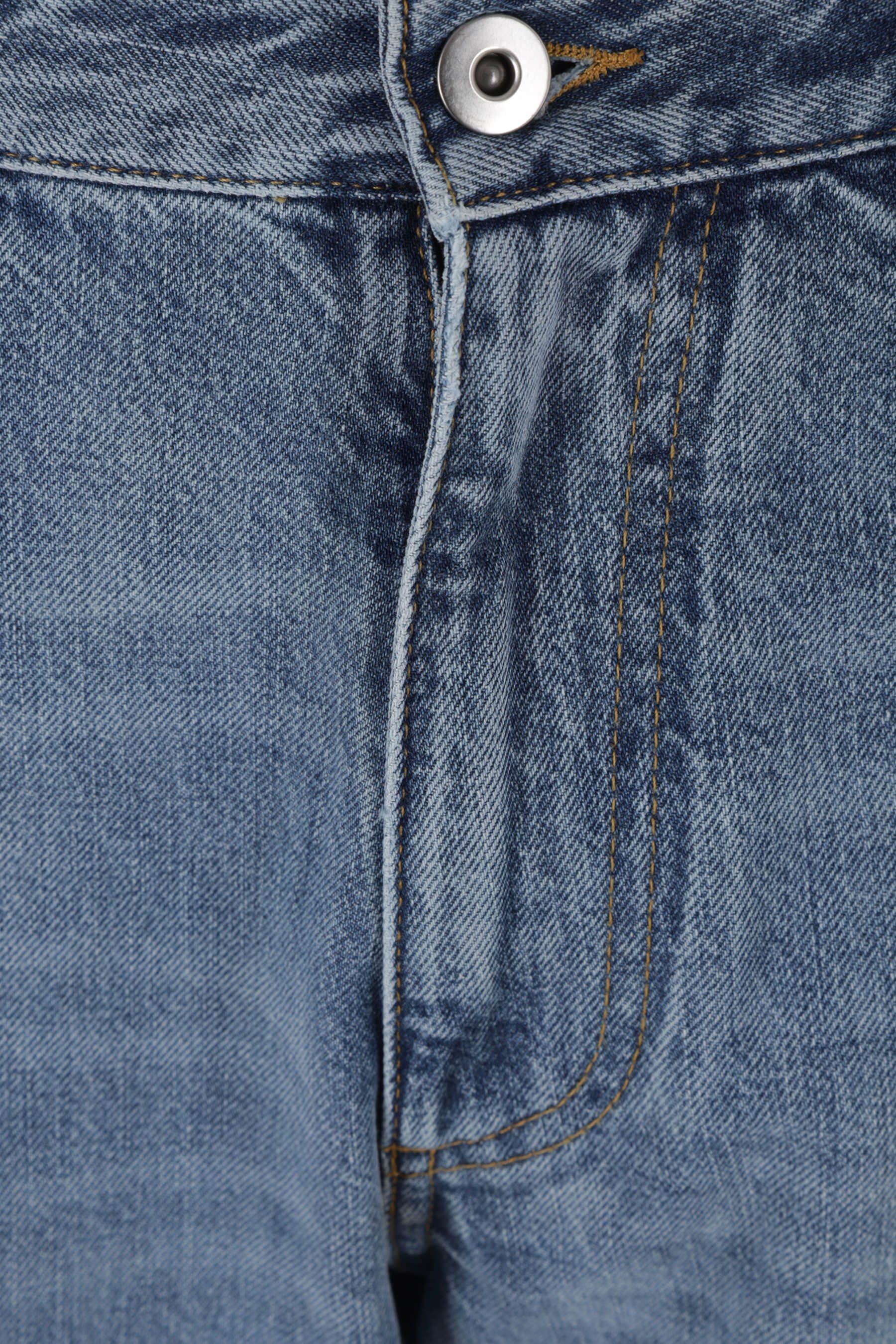 デニム・ジーパン BOTTEGA VENETA DENIM CROPPED BAGGY-FIT JEANS Bottega Veneta Denim Cropped Baggy-Fit Jeans ボトムス