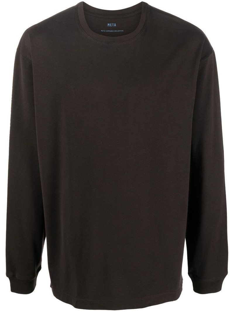 crew-neck long-sleeve sweatshirt 1