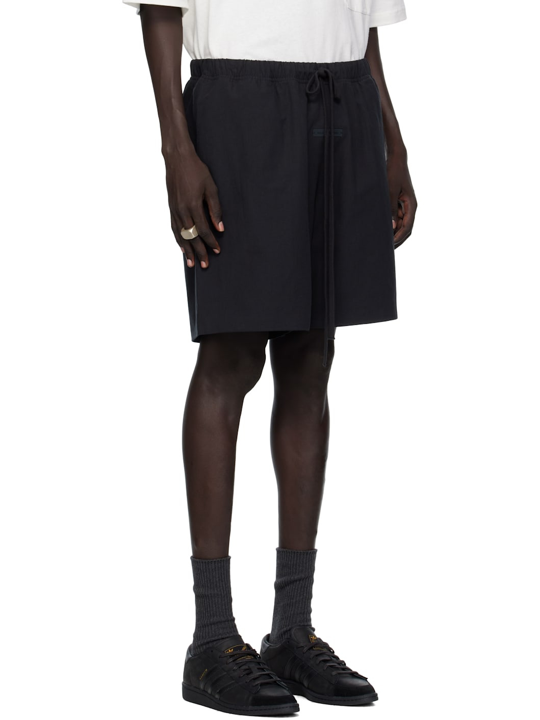 Black Oxford Soccer Shorts - 2