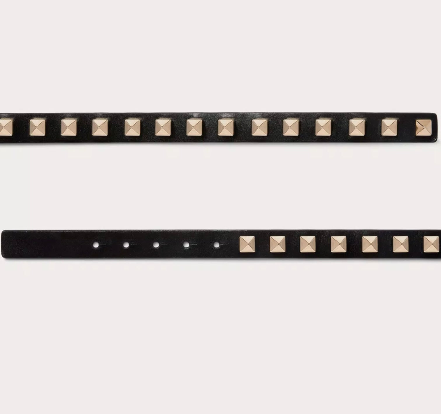 Valentino Rockstud Belt In Shiny Calfskin 15 Mm - 3