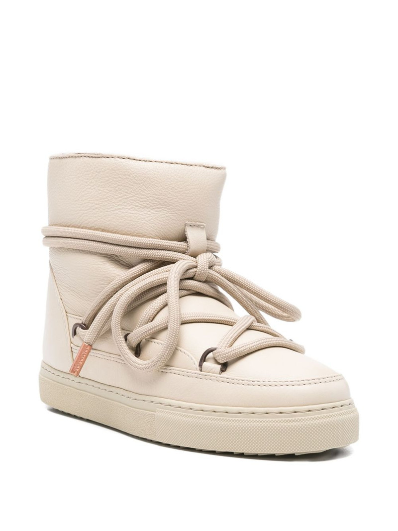 INUIKII lace-up leather boots outlook