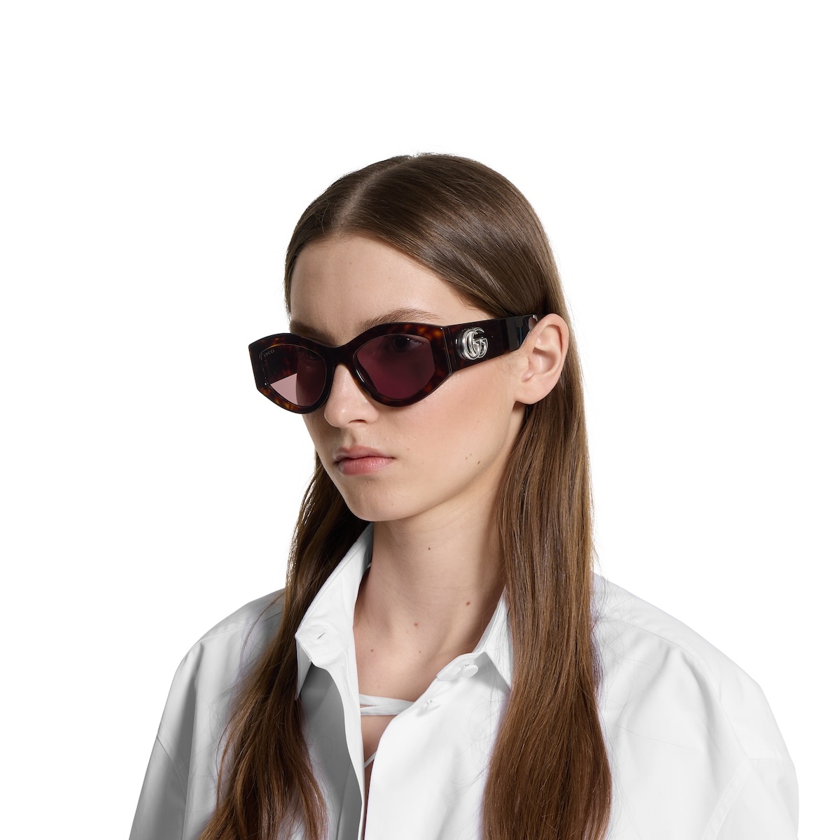 Oval frame sunglasses - 4