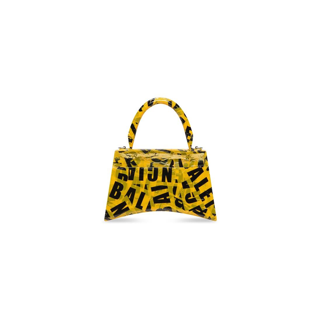Women's Hourglass Small Handbag In Box With Tape in Yellow - 4