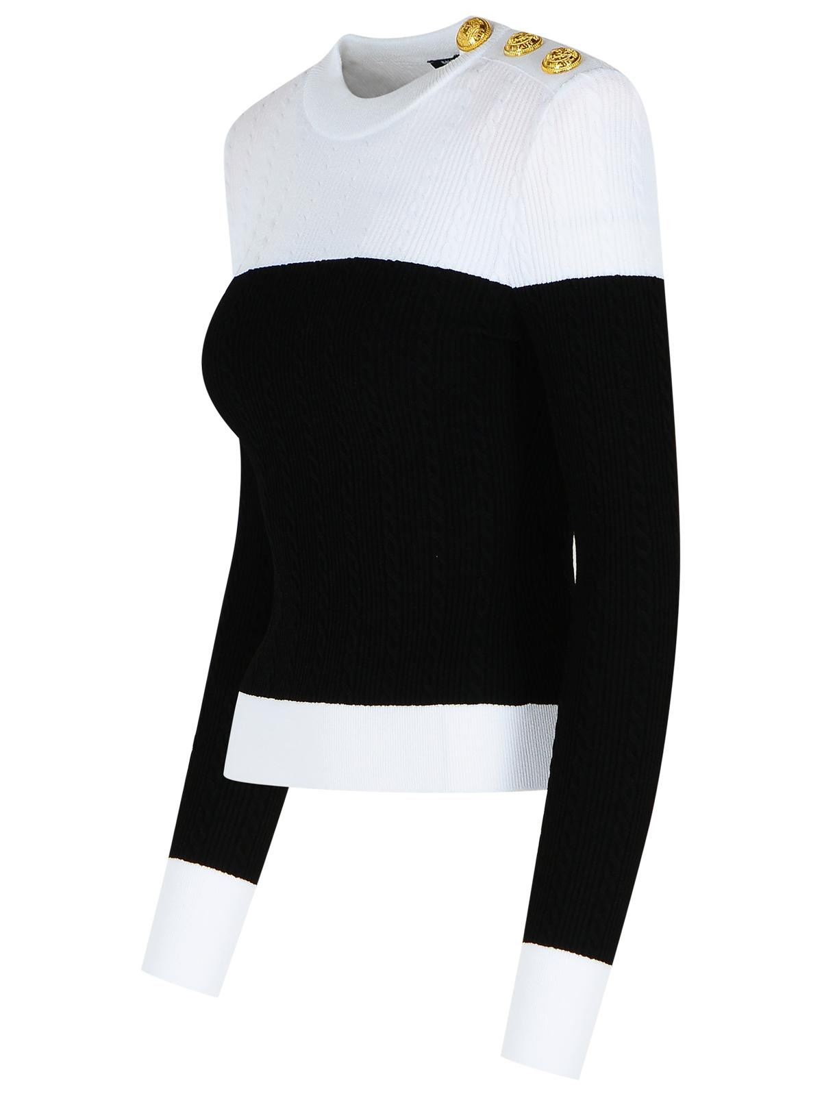 Balmain Black Viscose Blend Sweater Women - 2