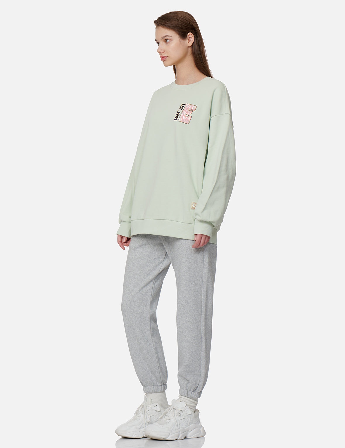 Zip-up Daruma and Fortune Cat Print Sweatshirt - 4