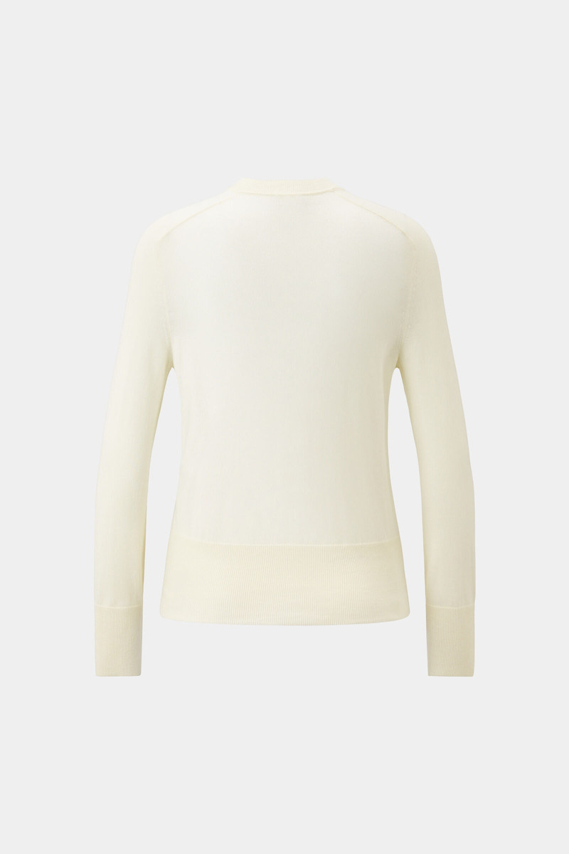 BOGNER Ilma knit jacket in Vanilla outlook