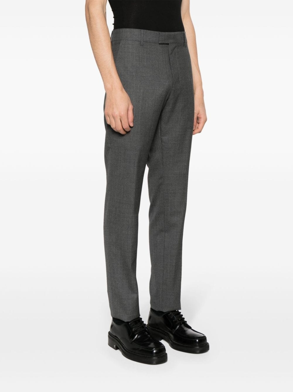 tailored virgin wool trousers - 3