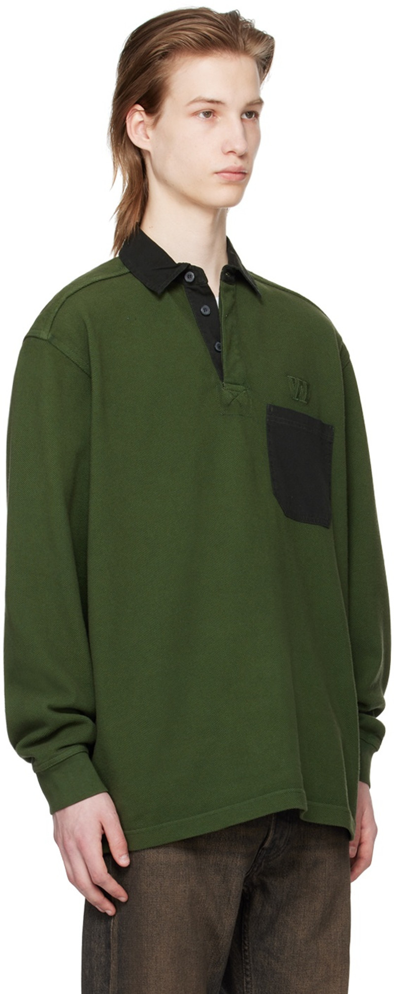 Wood Wood Gray Brodie Rugby Polo outlook
