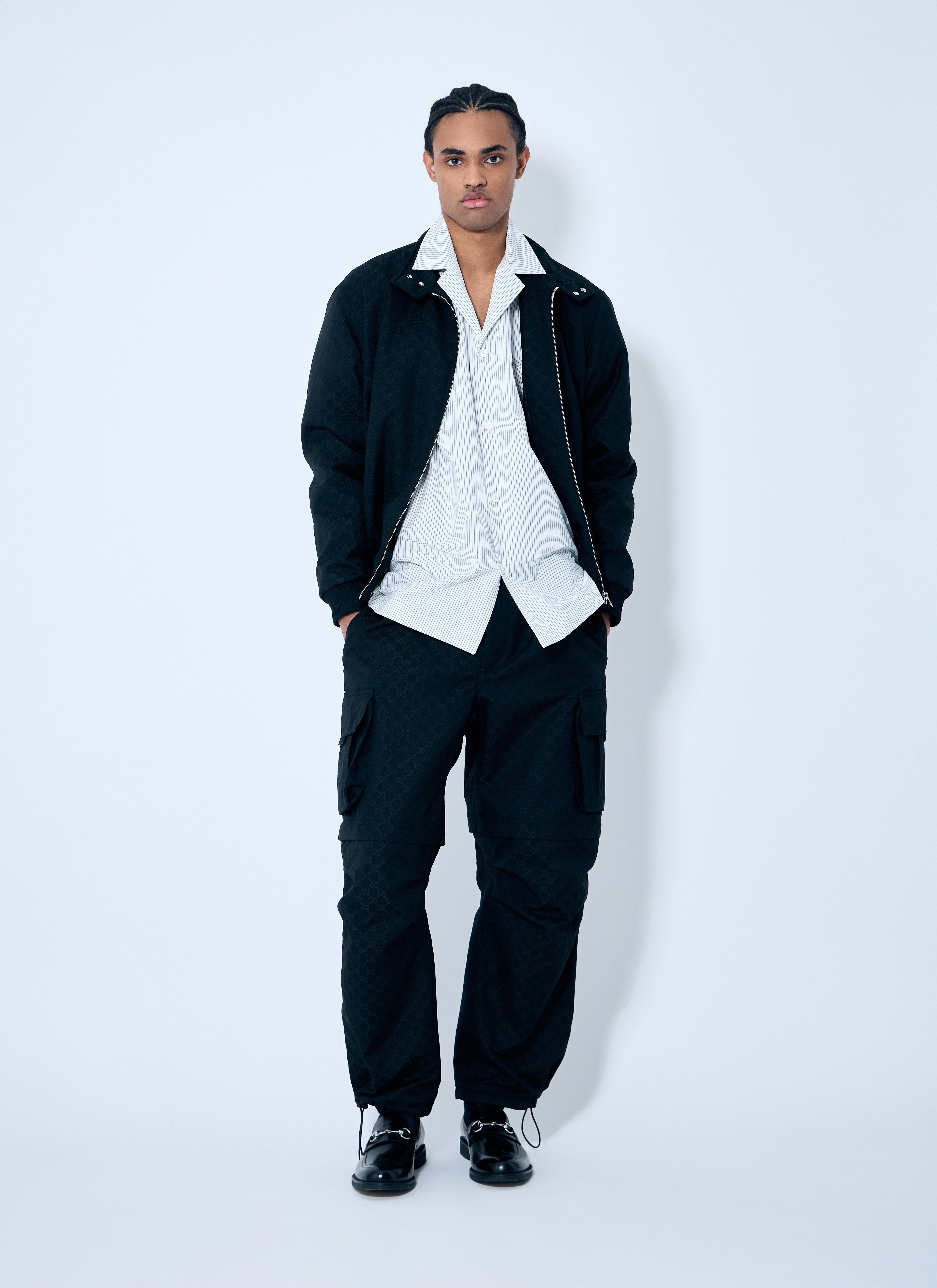 Gucci Men Gg Cargo Pants - 2