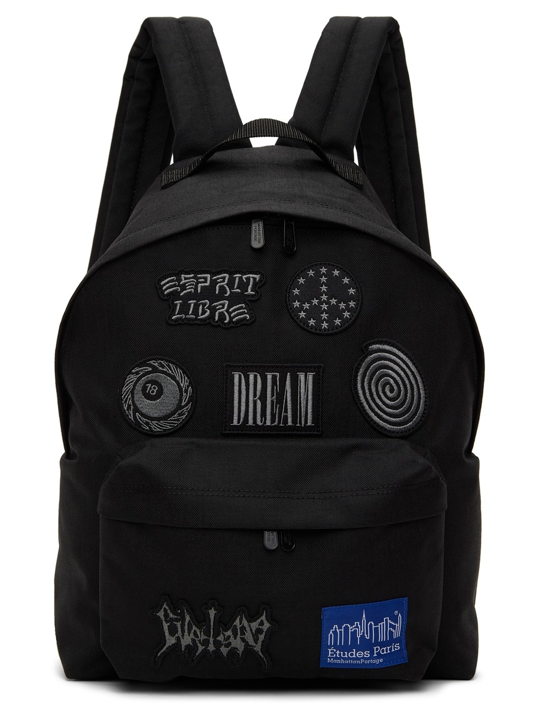 Black Manhattan Portage Edition Big Apple Backpack - 1