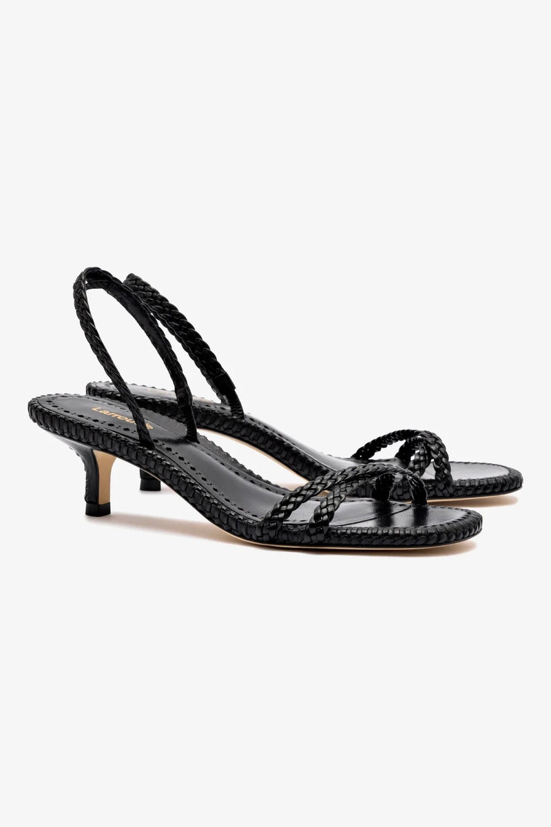Mini Annie Sandal In Black Leather 3