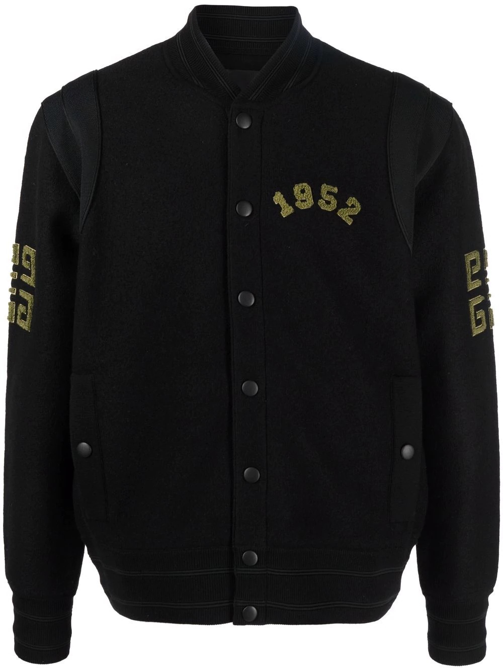 4G logo wool bomber jacket - 1