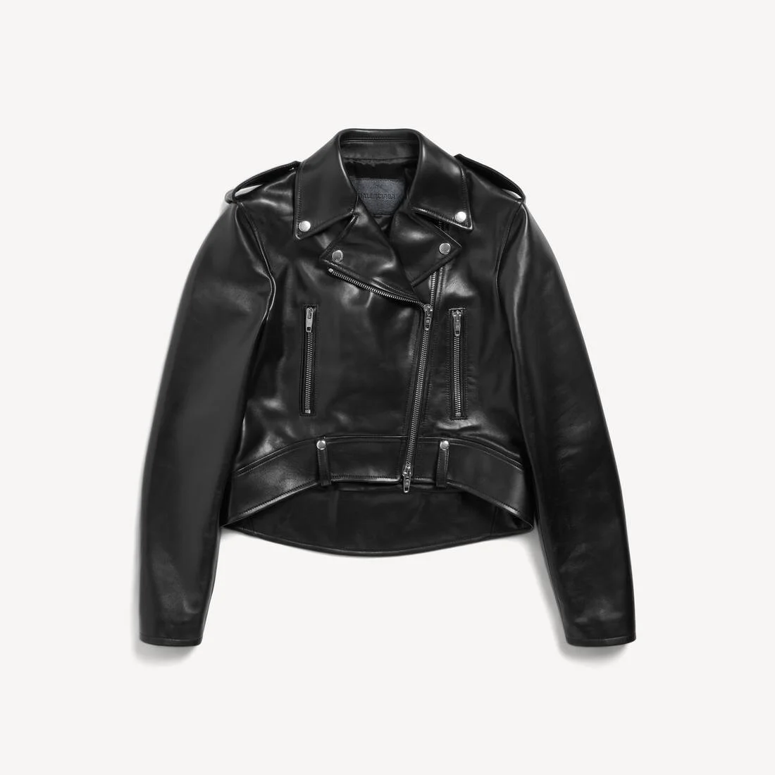 Women's Biker Jacket in Black - 1