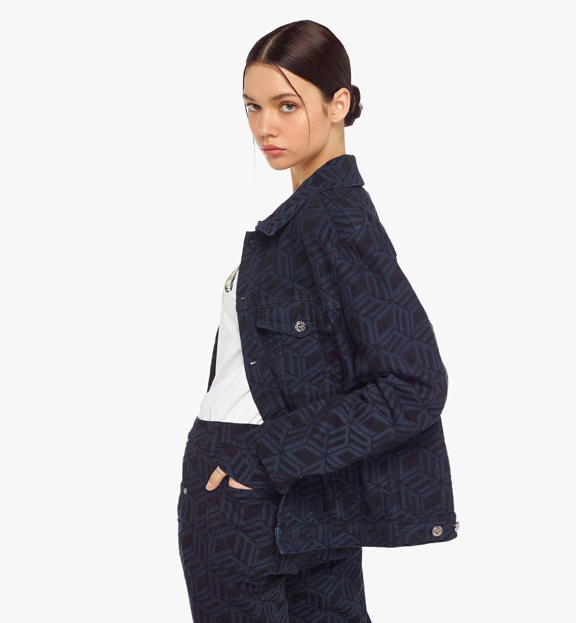 Women’s Cubic Monogram Denim Jacket - 4