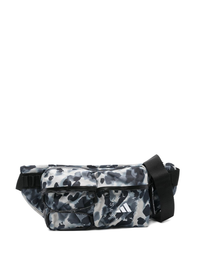 logo-print belt bag 1