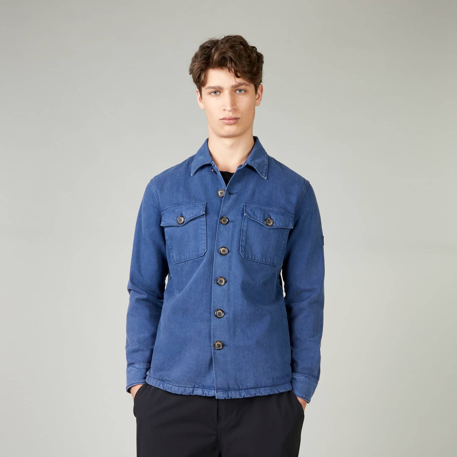 Shirt Jacket Blue - 5