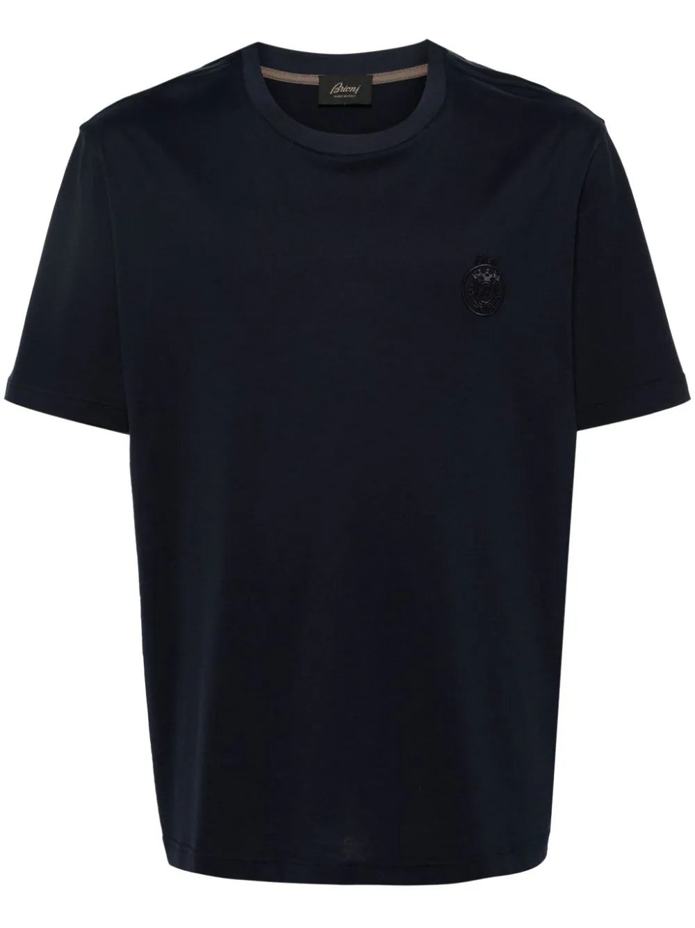 EMBROIDERED-LOGO COTTON T-SHIRT - 1