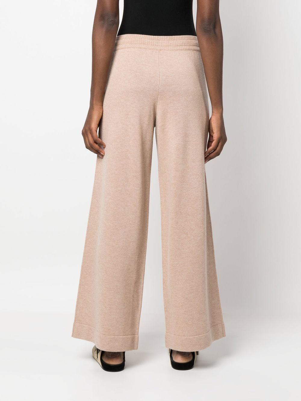 Frederique wide-leg knitted trousers - 4